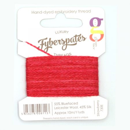 Fyberspates: Gleem Lace Embroidery Thread - Strawberry 730E