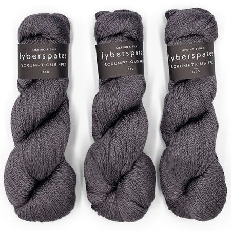 Fyberspates: Scrumptious 4Ply/Sport – 316 Charcoal