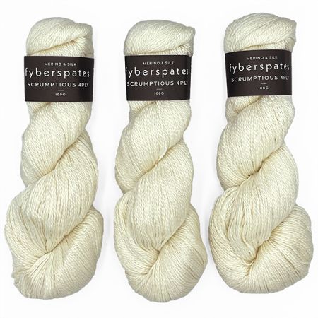 Fyberspates: Scrumptious 4Ply/Sport – 310 Natural
