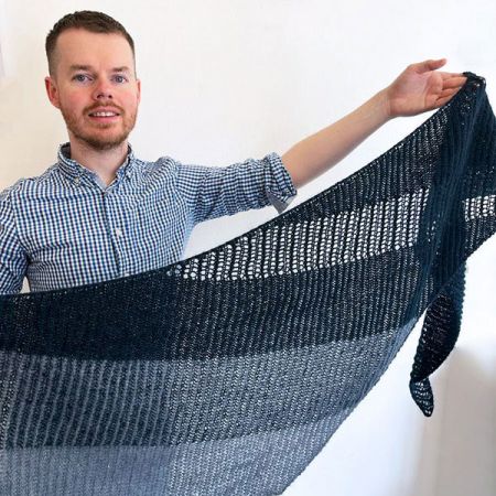 Knit with Attitude: Yarn Kit – Sea Mist Shawl by George Cullen