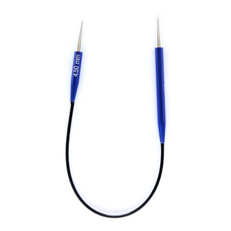 KnitPro: Zing Circular Needles 25cm-4.5 mm / UK7 / US7