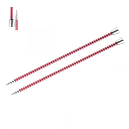 KnitPro: Zing Straight Needles 35cm