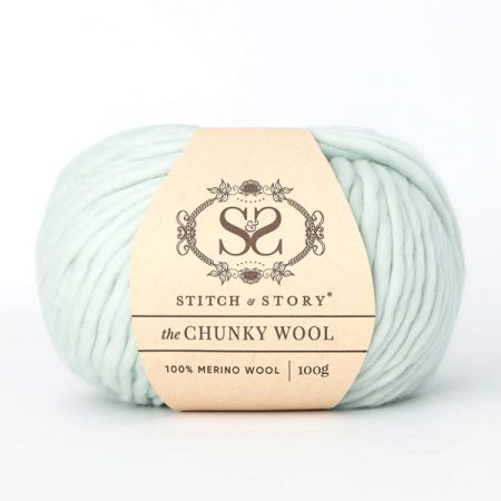 Stitch & Story: The Chunky Wool – Iced Mint