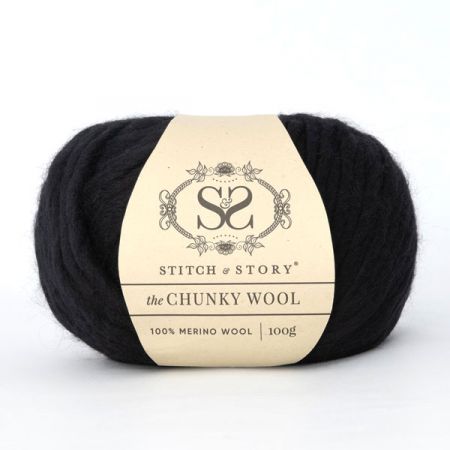 Stitch & Story: The Chunky Wool – Star Black