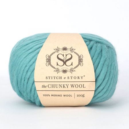 Stitch & Story: The Chunky Wool – Stone Teal