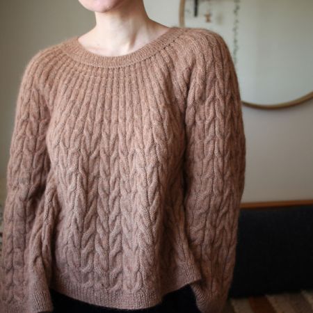 Knit with Attitude: Yarn Kit - Purpurea Sweater (light) by Teti Lutsak