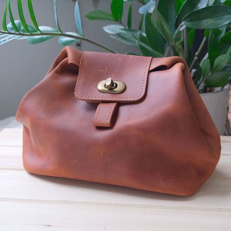 Thread & Maple: Leather Pop Up Bag