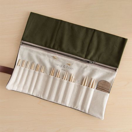Twig & Horn: Canvas Needle Case - Interchangeable Needles