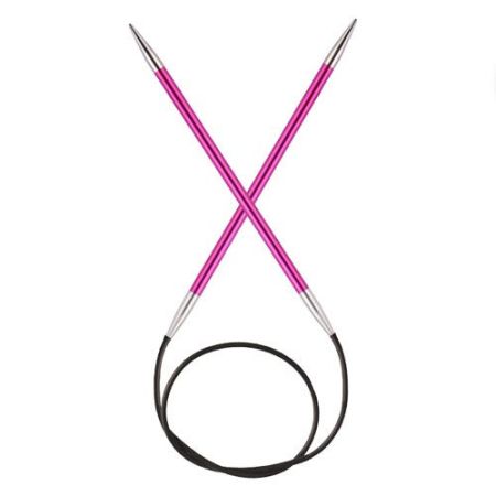 KnitPro: Zing Circular Needles 60cm-4 mm / UK8 / US6