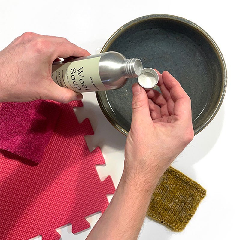 We rarely wash woollies - but now is a perfect time of year to go through and give your favourite knitwear some love, maybe a refresh before you are wearing it again in the winter. In this blog post George takes you through the process of caring for your woollies, and how he likes to use the newly arrived Liquid Lanolin Wool Soap.

There’s a direct link to our blog via my bio.

#woolwash #aftercare #blocking #knitwithattitude #londonyarnshop
