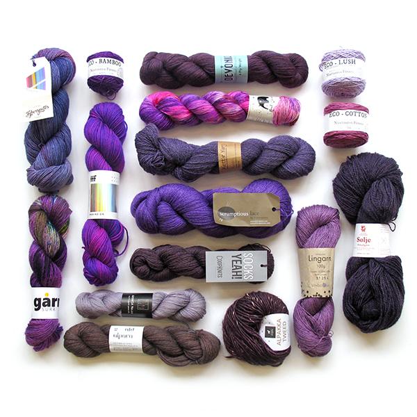 Knit a Rainbow - Purple